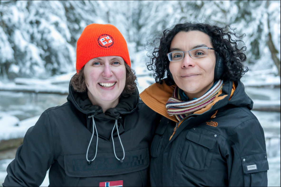 Liliana Dávalos and Angelique Corthals 